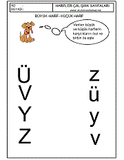 büyük ve küçük harfleri eşleştirme çalışmaları